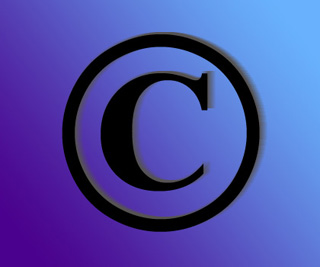 The copyright symbol. The copyright symbol.