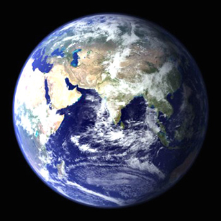 A photo of the Earth as seen from space. A photo of the Earth as seen from space.