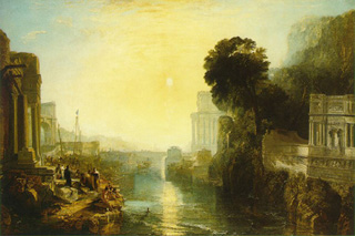 River view of Carthage being built. River view of Carthage being built.