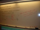 Whiteboard notes about how filters work.