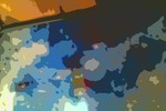 A photo of various colors, similar to a painting.